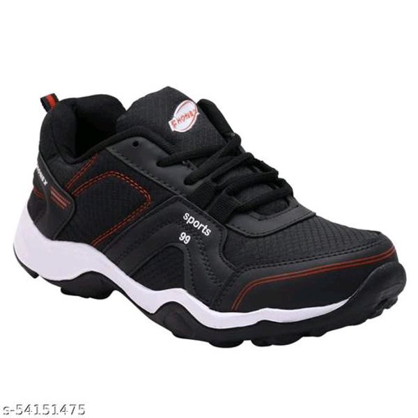 Fhonex Sport 99 Black Sports Shoes  - IND-8