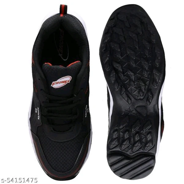 Fhonex Sport 99 Black Sports Shoes  - IND-8