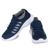 Navy Blue Solid Cricket Shoes For Men - IND-7