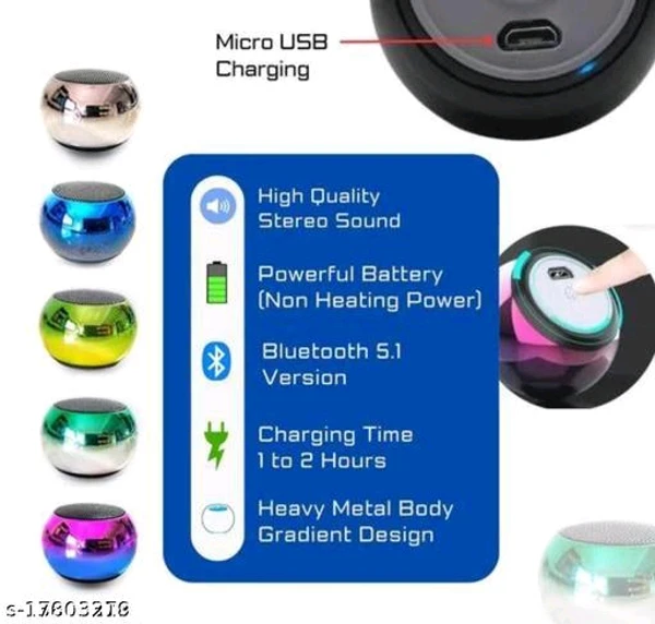 Portable Mini Bluetooth Speaker With Big Sound 