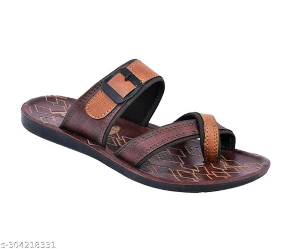 Men's Casual PU Slipper Stylish Men's Flip Flops  - IND-7