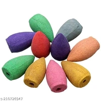 Adyogi Smoke Fountain With 10 Cone Sandals For Home Dacor (Pack Of 2)