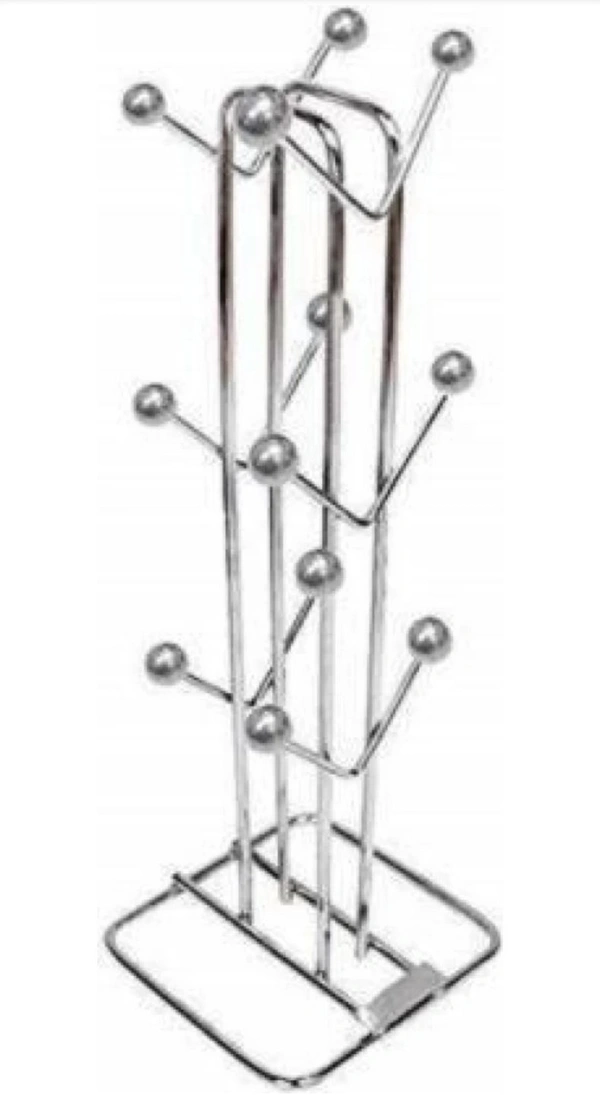 Stainless Steel Cup Stand, Coffee/tea Cup Holder For Modular Kitchen