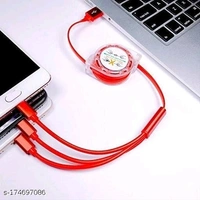 Multi Retractable 3.0A First Charging Cord