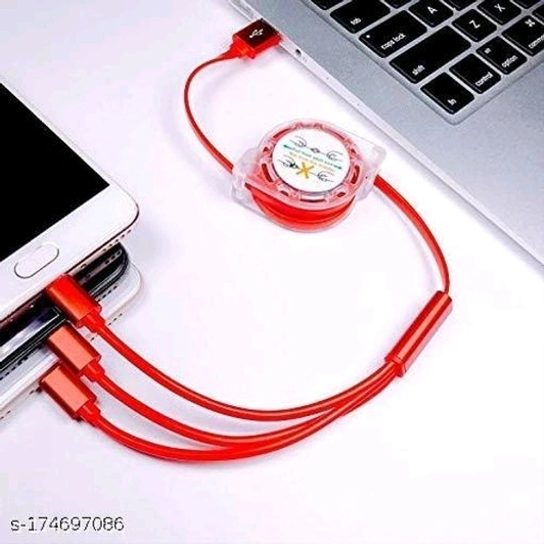 Multi Retractable 3.0A First Charging Cord