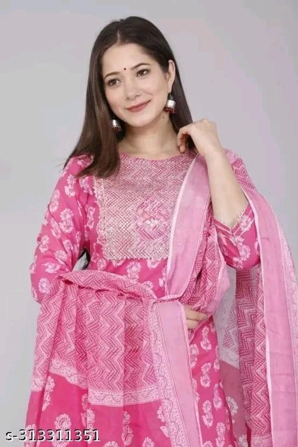 Beautiful Rayon Kurta Set With Bottomwear & Dupatta - Xxl