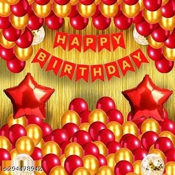 Happy Birthday Decoration Combo Set