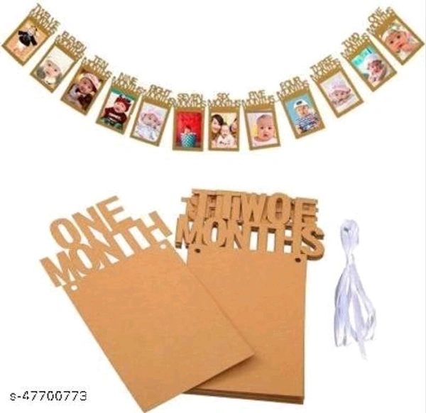Monthly Milestone Birthday Photo Banner 