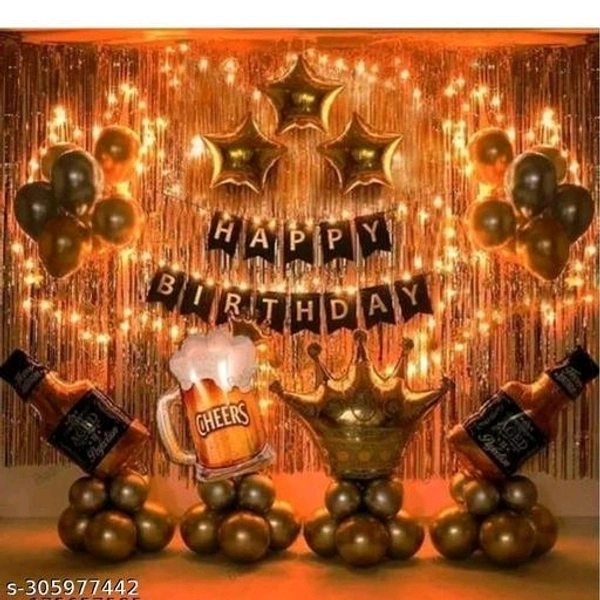 Birthday Banner Decorafion Kit 64pcs Set