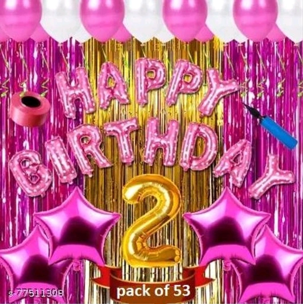 2th Birthday Combo Decoration Set (Set Of 73)