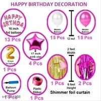 2th Birthday Combo Decoration Set (Set Of 73)