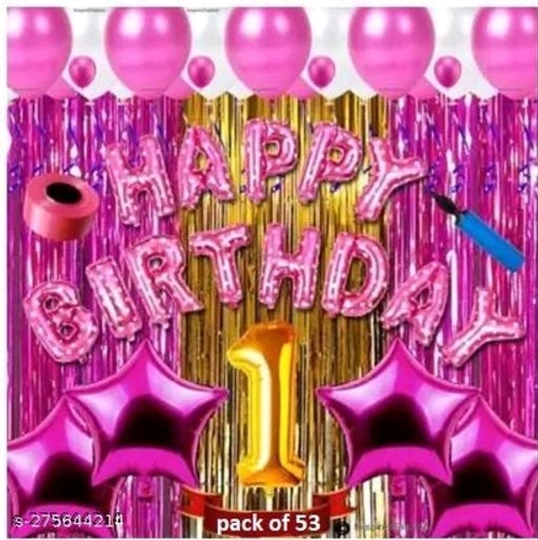 1st/First Birthday Decoration Combo Set