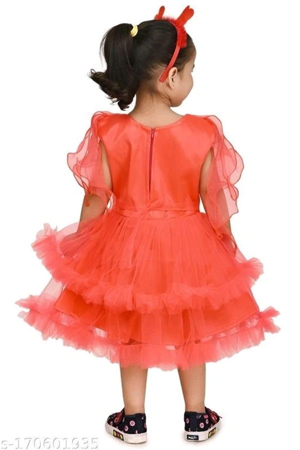 Butterfly Frock For Baby Girls - 2-3 Years