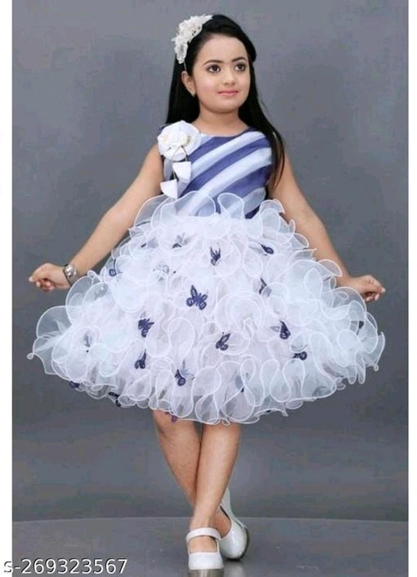 Baby Girls Frock For Party Wear - 5-6 Years