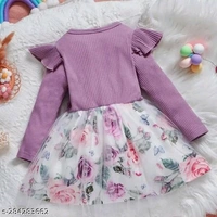Baby Girls Party Wear Styilsh Dress - 9-12 Months