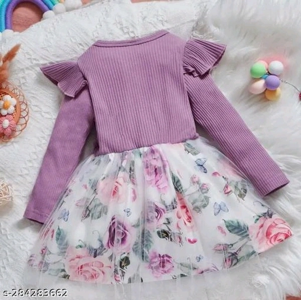 Baby Girls Party Wear Styilsh Dress - 9-12 Months