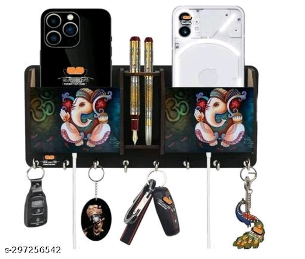 Shree Ganesh 7 Hooks Key Holder