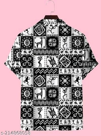 New Design Trendy Rayon Febric Goa Style Half Sleeve Shirt For Men - Xxl