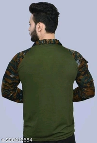 Stylish Cotton Full Sleeve T-shirt For Men - Xxl