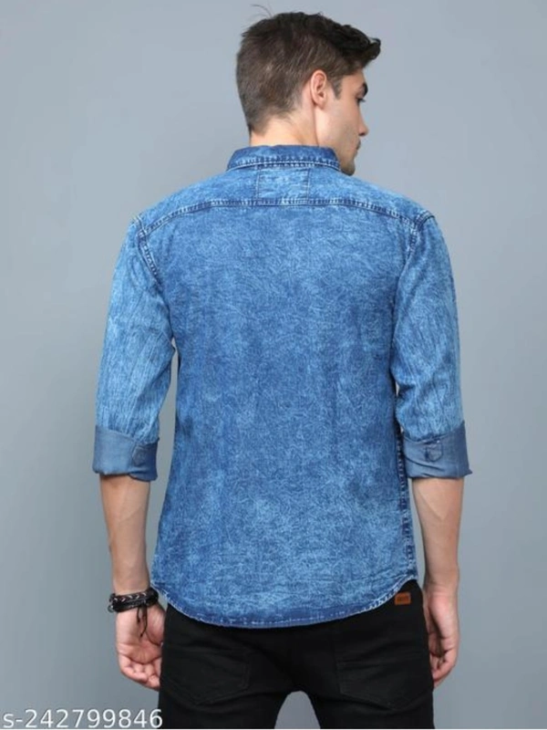 Denim Shirt For Men - Xxl