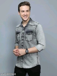 Men Casual Gray Shirts - Xxl
