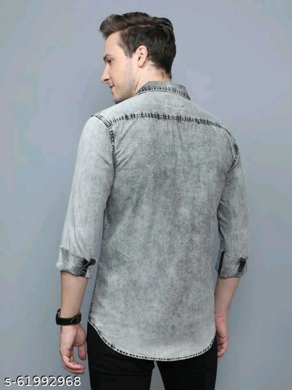 Men Casual Gray Shirts - Xxl