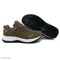 ASIAN Men's Cosco Brown Sports Shoes - IND-8
