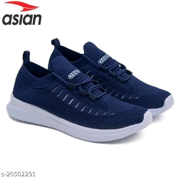 ASIAN Hattrick-09 Shoes For Men - IND-8, Navy Blue