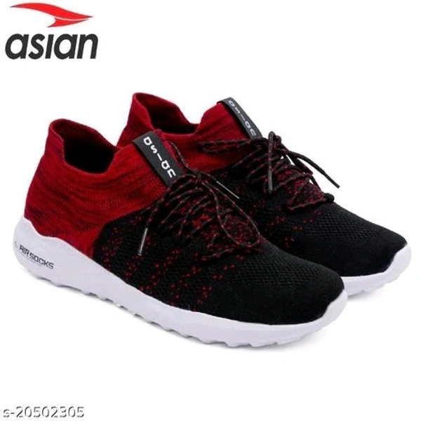 ASIAN Hattrick-09 Shoes For Men - IND-7, Black