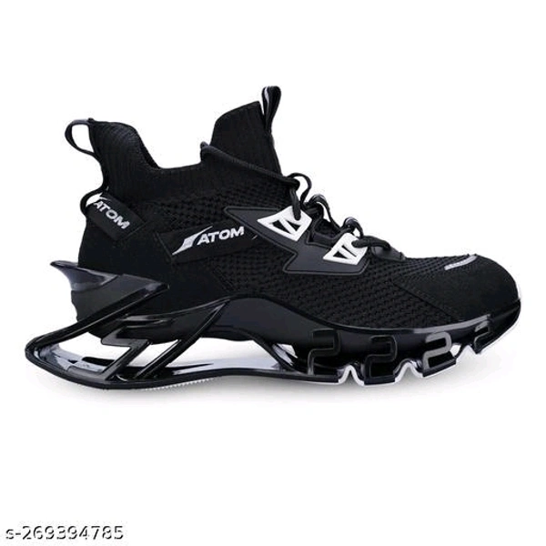 ATOM Men Black Sneakers - IND-8