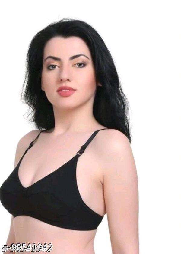 Stylish Women Fancy Bra Combo Of 6 (Random Color) - 36B