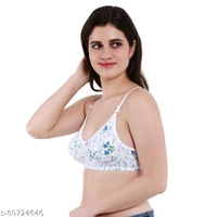 Non Pad Printed Bra Combo Pack of 6 - 40B
