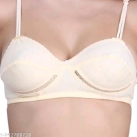 Infashion Double Strip Net Bra (Molticolor, Pack Of 3) - 40B