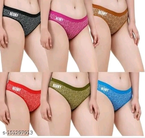 Reony New Print Panties Combo Pack Of 6 - XL