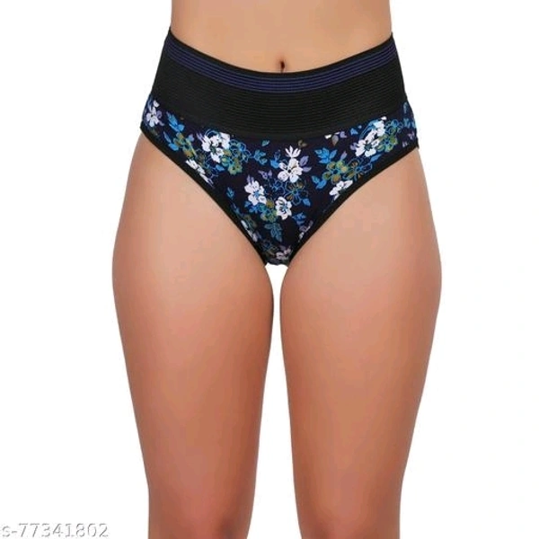Stylish Cotton Panties For Girls (Pack Of 3) - M