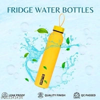 Phantom Colorful Plastic 1000ml Water Bottle Combo Set Of 6 Pcs (multicolor )