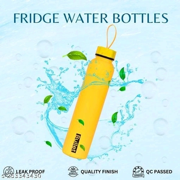 Phantom Colorful Plastic 1000ml Water Bottle Combo Set Of 6 Pcs (multicolor )