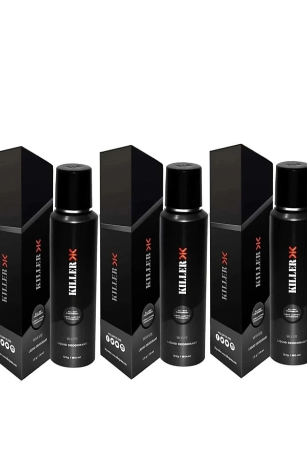 KILLER Deodorant WAVE 150ml (Pack Of 3)