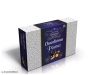 Silver Rakhi With Chocolate Set