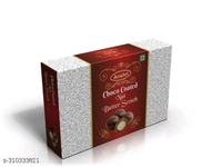 Silver Rakhi With Chocolate For Brother
