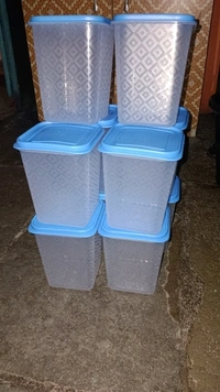 1000ml Plastic Storage Jar & Container (Pack Of 10)