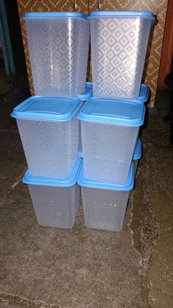 1000ml Plastic Storage Jar & Container (Pack Of 10)
