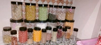 Plastic Jar & Conatiner With FREE rose Water