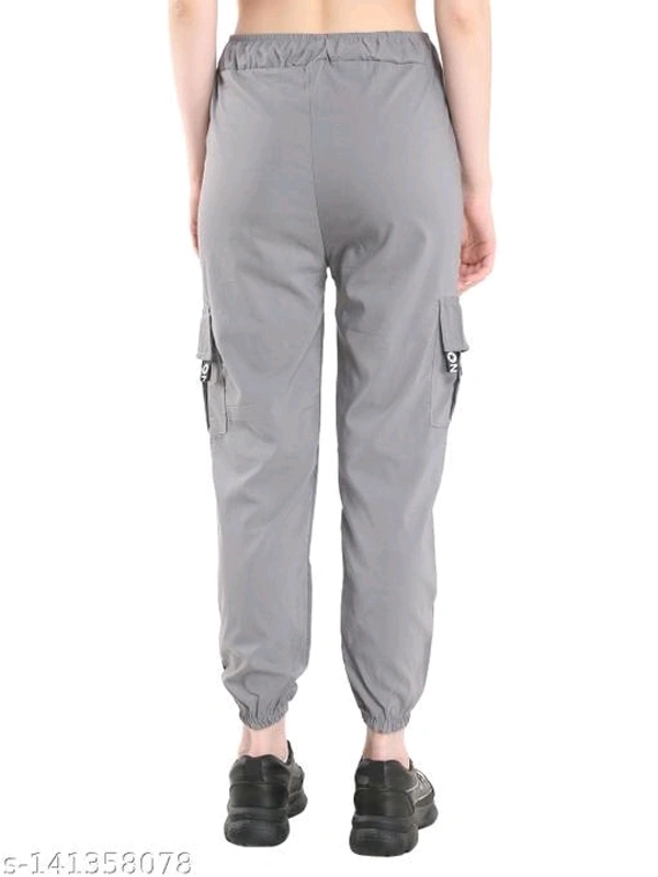 Womens's Multicolor Solid Trackpant Joggers (Pack Of 2) - 30, Gray