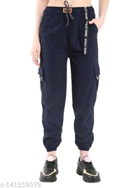 Women's Multicolor Solid Trackpant Jogger's (Pack Of 2) - 30