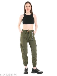 Women's Multicolor Solid Trackpant Jogger's (Pack Of 2) - 26