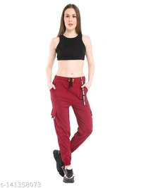Women's Multicolor Solid Trackpant Jogger's (Pack Of 2) - 28