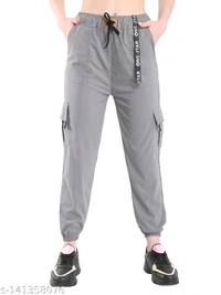 Women's Multicolor Solid Trackpant Jogger's (Pack Of 2) - 32