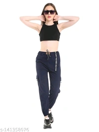Women's Multicolor Solid Trackpant Jogger's (Pack Of 2) - 32