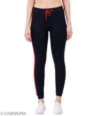Women's Striped Trackpant|Activewear (Pack Of 2) - FREE SIZE